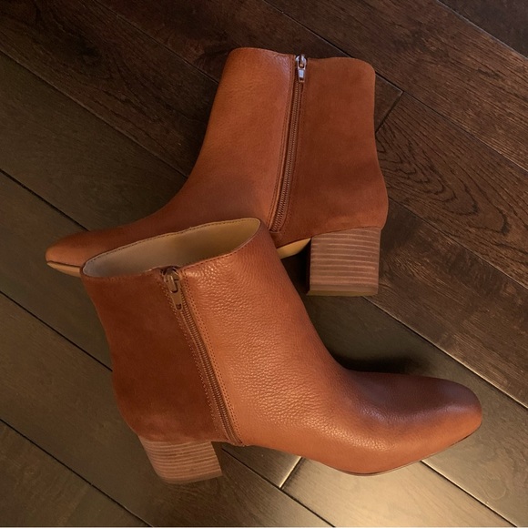 Leather/Suede Ankle Boots | Crown Vintage | Size 10 | NWOT - Picture 1 of 11